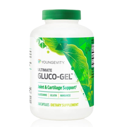 Youngevity Ultimate Gluco-Gel: Gelatin, Glucosamine & Manganese | 240 Capsules