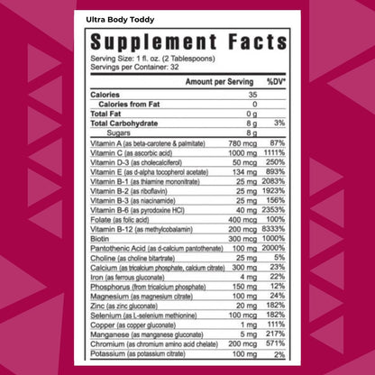 Youngevity Ultra Body Toddy – 100+ Nutrients Mega Multi-Vitamin (32 oz)