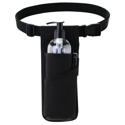 YOURUIMEI Massage Therapist Holster with Adjustable Belt – Bottle Bag & Lotion Holster (Black) XJ-1KD