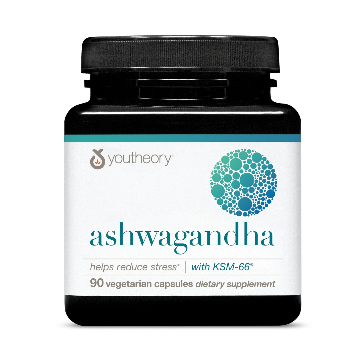 Youtheory Ashwagandha 1,000 mg – Stress & Cortisol Support | KSM-66, Ginger | 90 Vegetarian Capsules