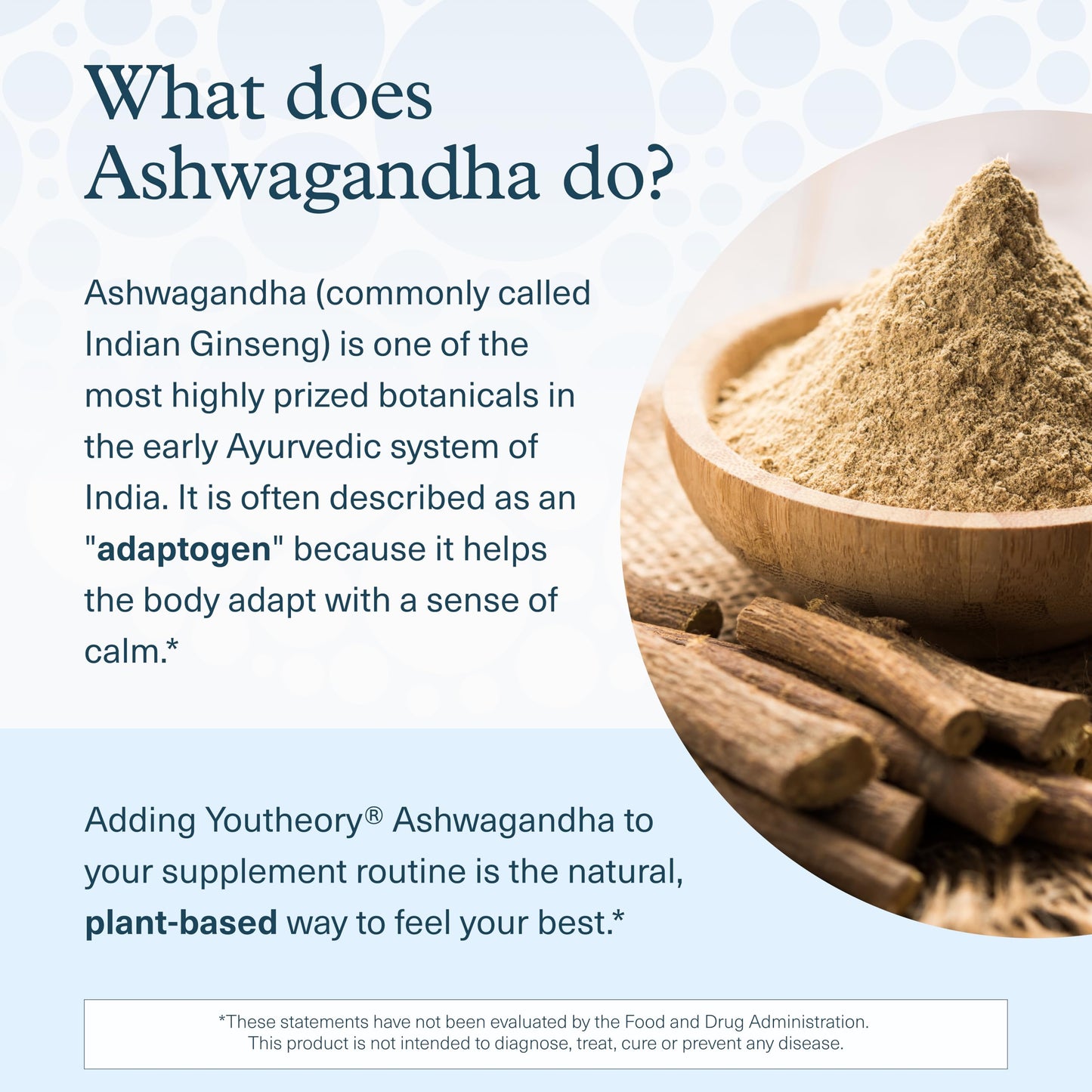 Youtheory Ashwagandha 1,000 mg – Stress & Cortisol Support | KSM-66, Ginger | 90 Vegetarian Capsules
