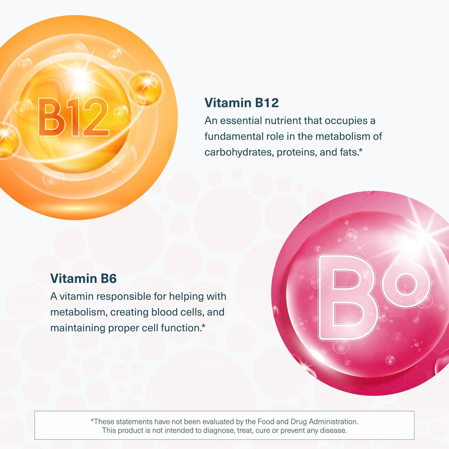 Youtheory B12B6 – Vegan B12 & B6 – Brain Health, Energy & Immunity – 60 Vegetarian Capsules