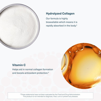 Youtheory Collagen Powder – Premium Hydrolyzed Collagen, Vitamin C & Biotin, Vanilla (20 oz)