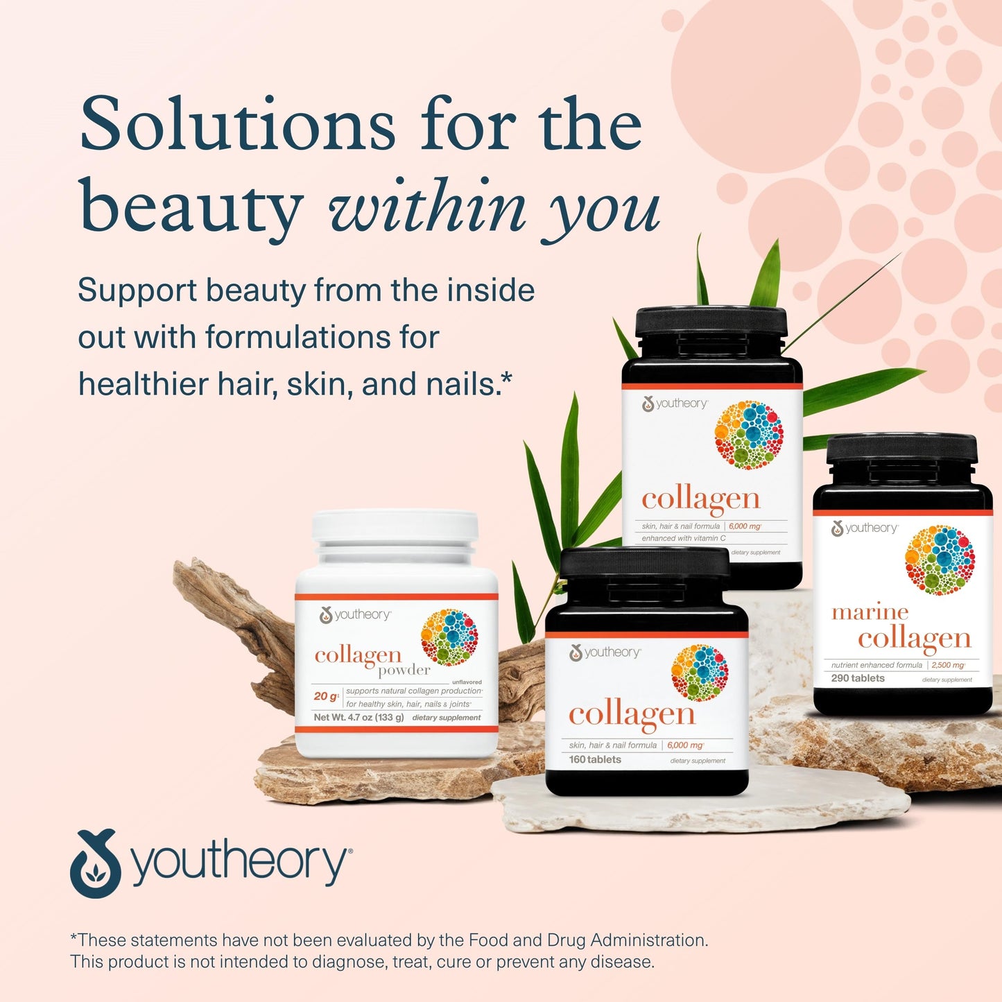 Youtheory Collagen Powder – Vanilla, 4.7 oz | Vitamin C & Biotin