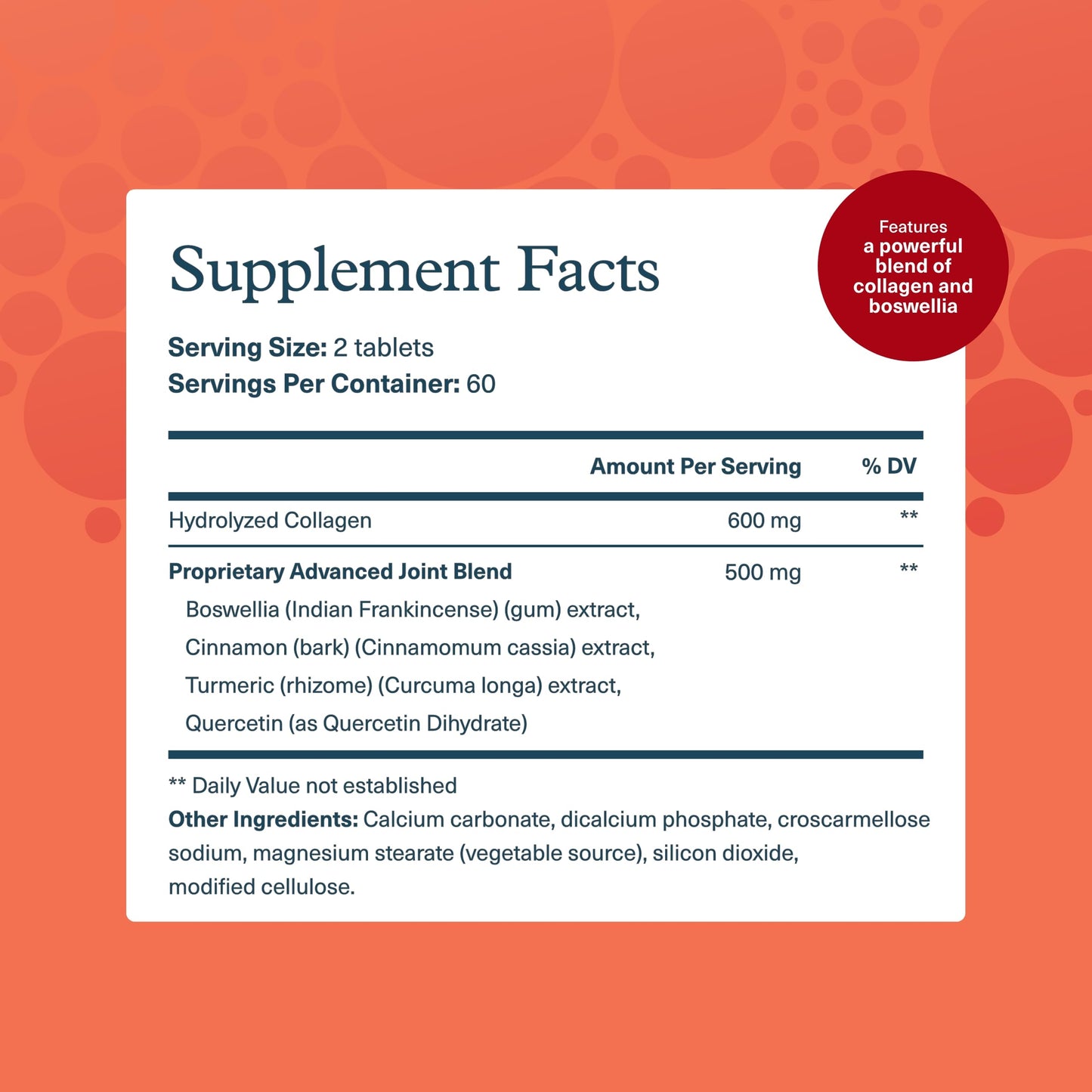 Youtheory Joint Collagen Advanced – 120 Tablets (60-Day) – Joint Support for Women & Men