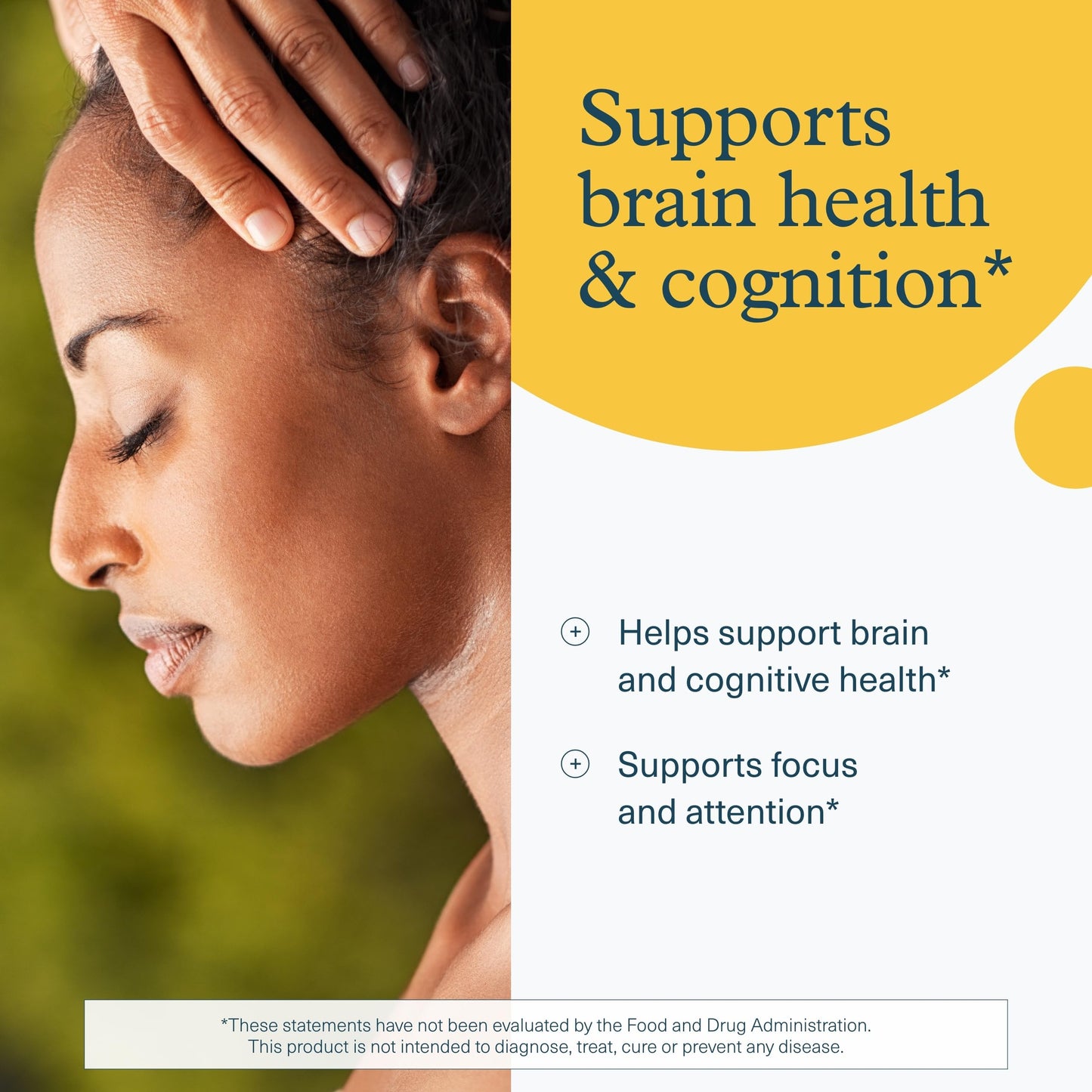 Youtheory Lion's Mane Plus | Cognizin for Focus & Brain Support | 60 Vegetarian Capsules