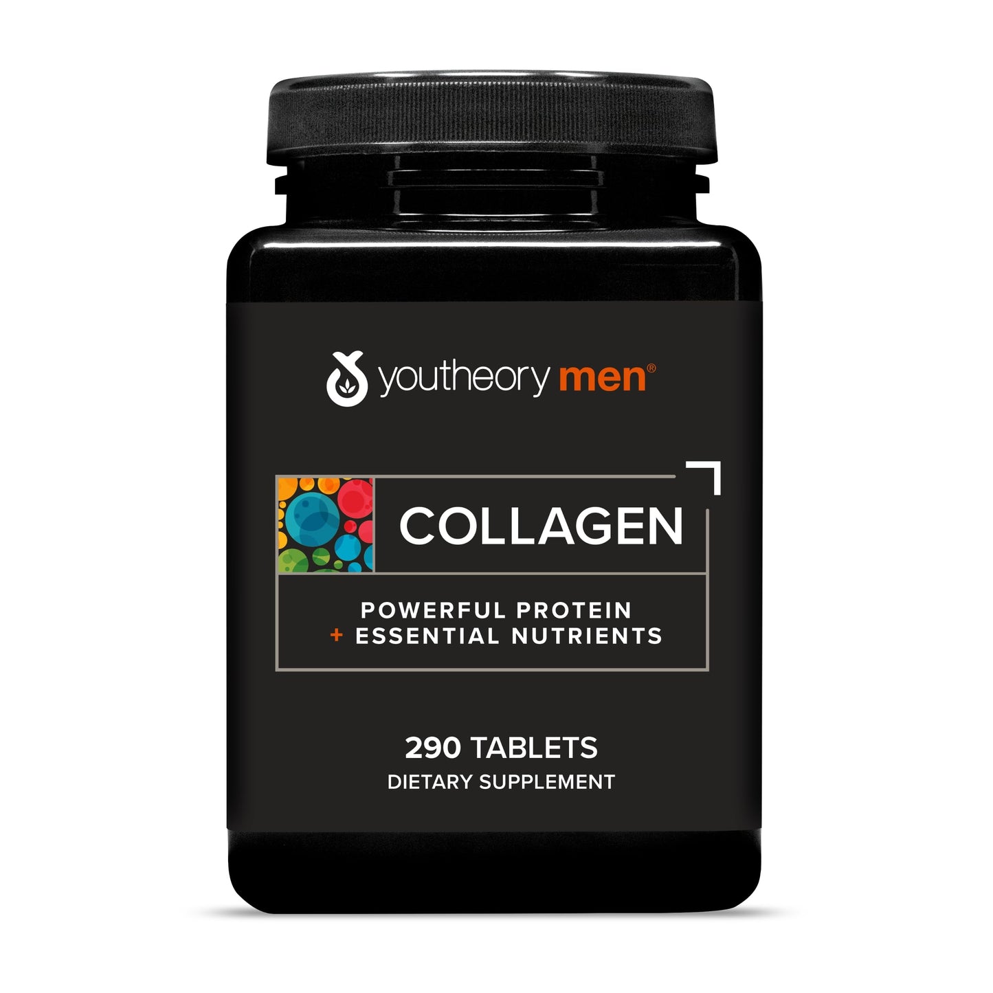 Youtheory Men's Collagen - 5,000 mg | 290 Tablets (48-Day Supply) | Joint, Skin, Hair & Nail Support