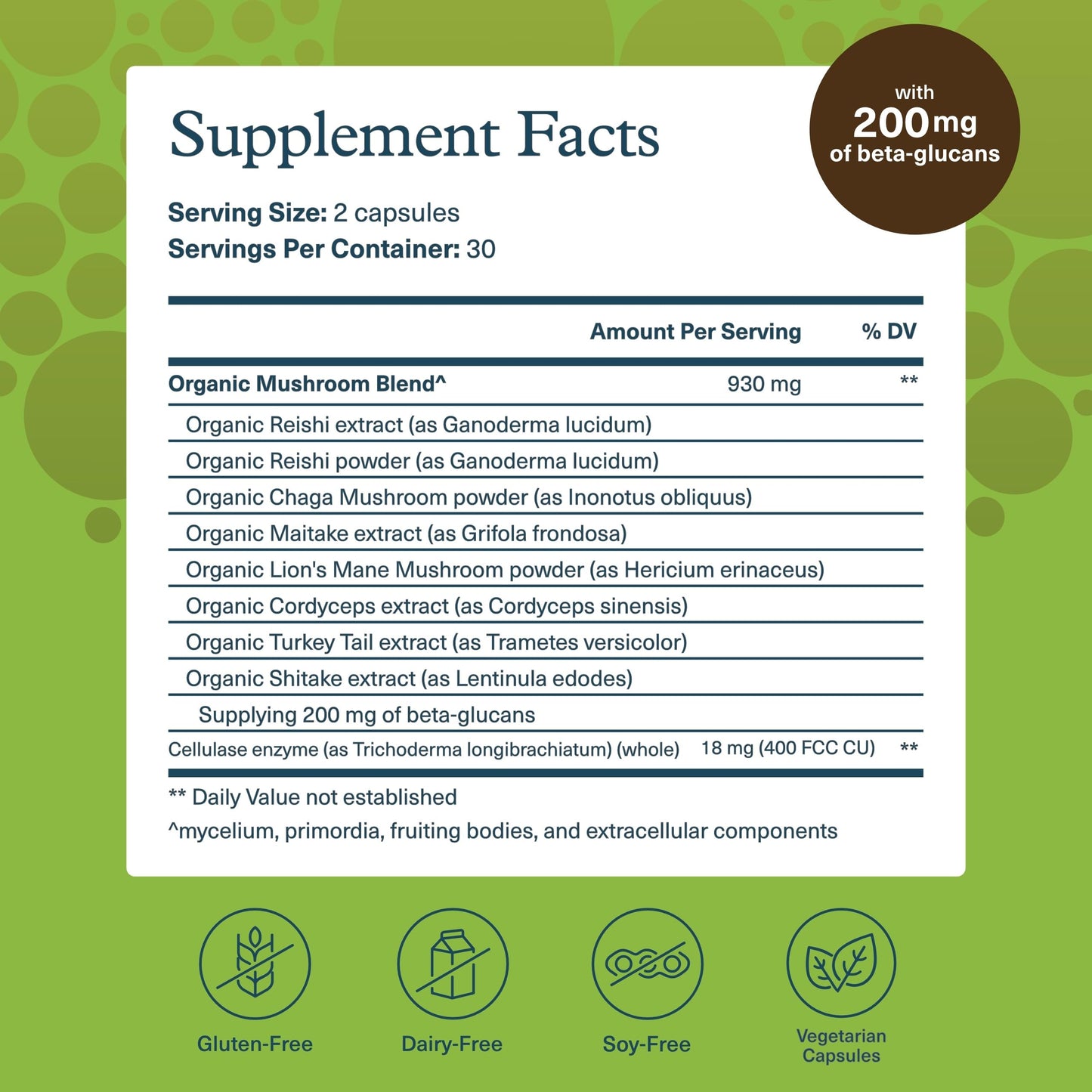 Youtheory Mushroom Immune Complex – Vegan Immune Support (60 Vegetarian Capsules)