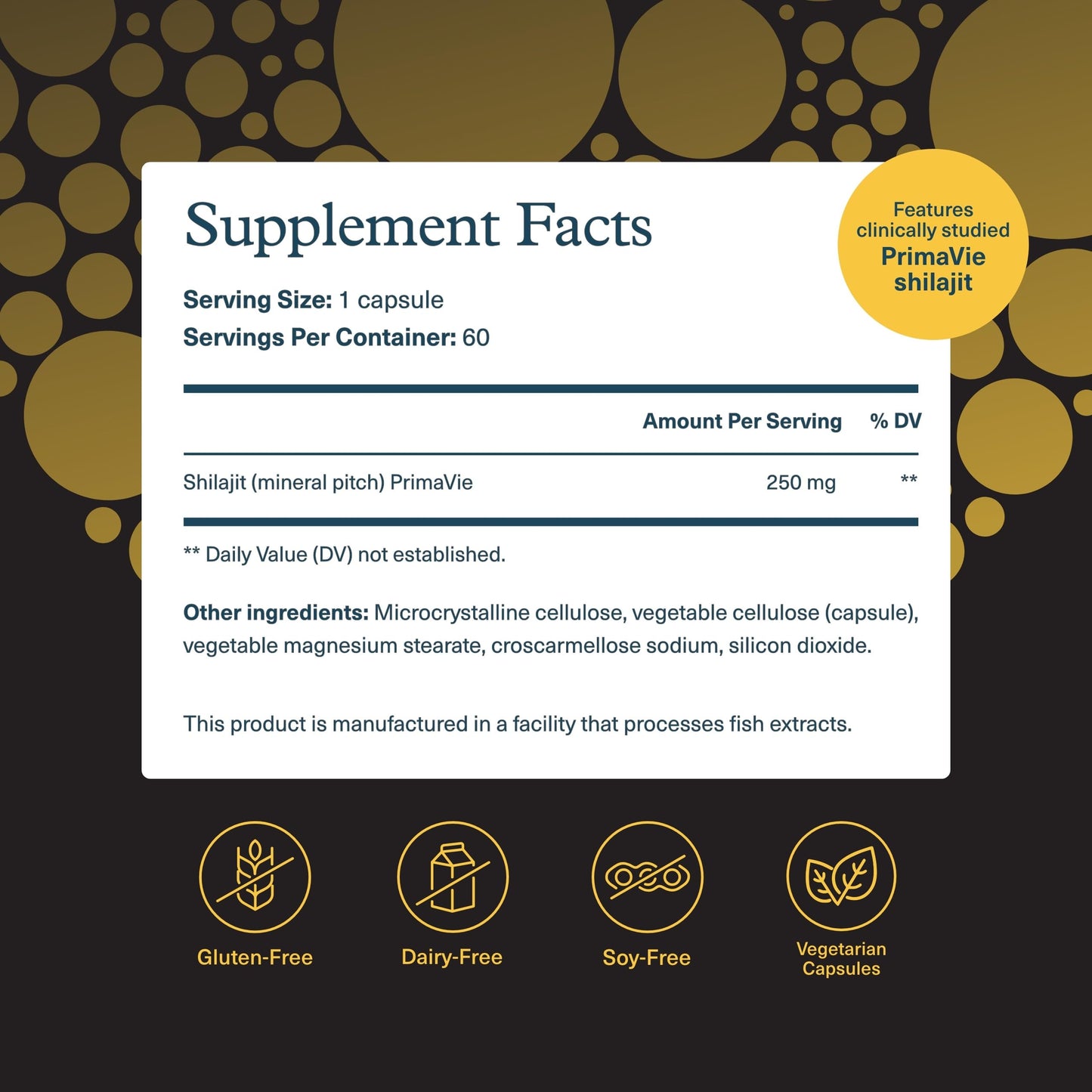 Youtheory Men's Shilajit 250mg Capsules – Energy, Stamina & Endurance