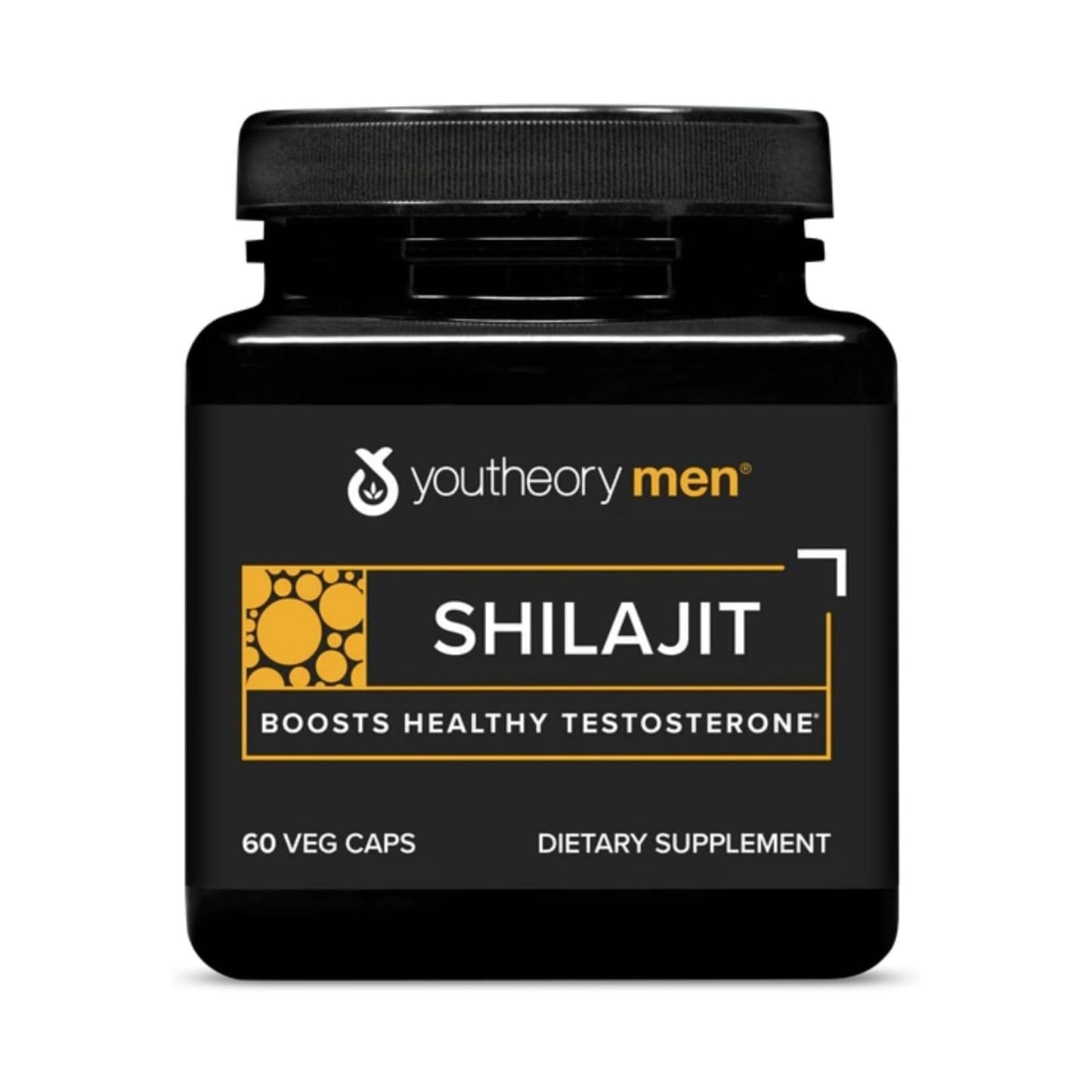 Youtheory Men's Shilajit 250mg Capsules – Energy, Stamina & Endurance