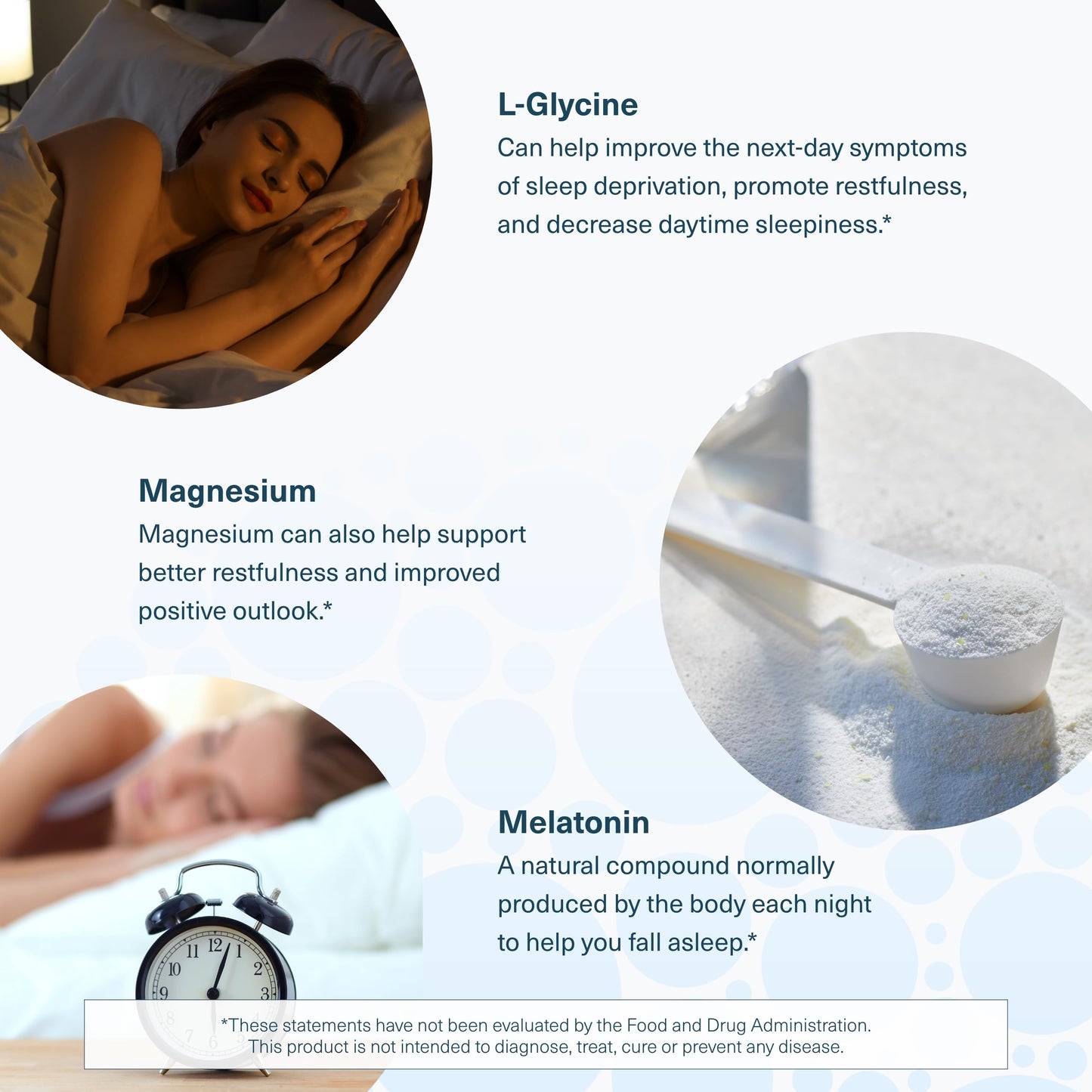 Youtheory Sleep Nighttime Powder – Sleep Support with Melatonin, Magnesium, L-Theanine & L-Glycine | Dairy, Soy & Gluten Free – 6 oz