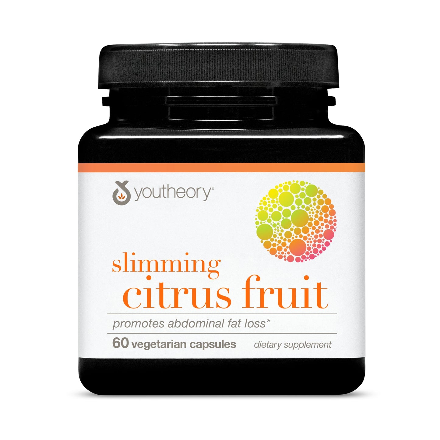 Youtheory Slimming Citrus Fruit - Vegan Health Supplement with Chromium - 60 Vegetarian Capsules