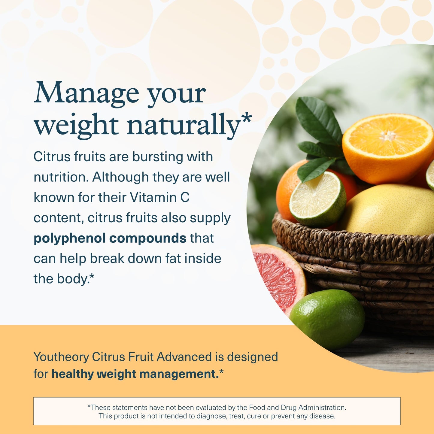 Youtheory Slimming Citrus Fruit – Vegan Health Supplement with Chromium | 2 x 60 Veg Capsules