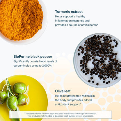 Youtheory Turmeric: Antioxidant & Joint Support | Black Pepper Extract | Vegan & Gluten-Free