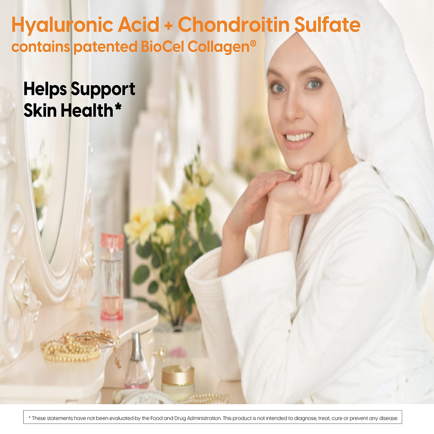 Doctor's Best Hyaluronic Acid with Chondroitin Sulfate featuring BioCell Collagen - Joint Support