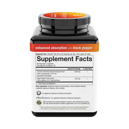Youthory Turmeric Enhanced Formula - 2,250 mg Daily, 210 Count