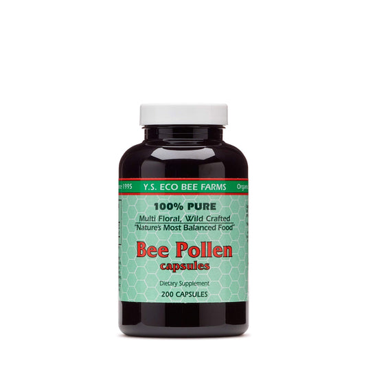 YS BEE FARMS Bee Pollen 550 mg - 200 CT BritishVita | Premium UK Vitamins & Wellness Supplements