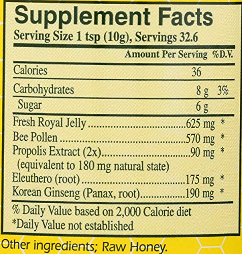 YS Royal Jelly/Honey Bee Ult Strength - 11.5 oz Gel | Y.S. Eco Bee Farms