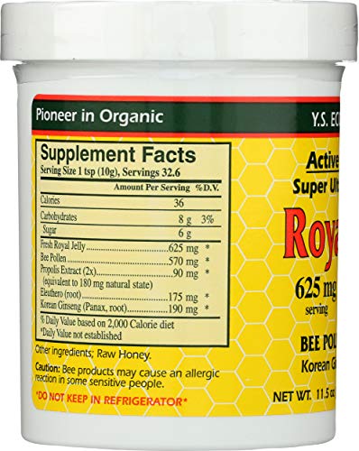 YS Royal Jelly/Honey Bee Ult Strength - 11.5 oz Gel | Y.S. Eco Bee Farms