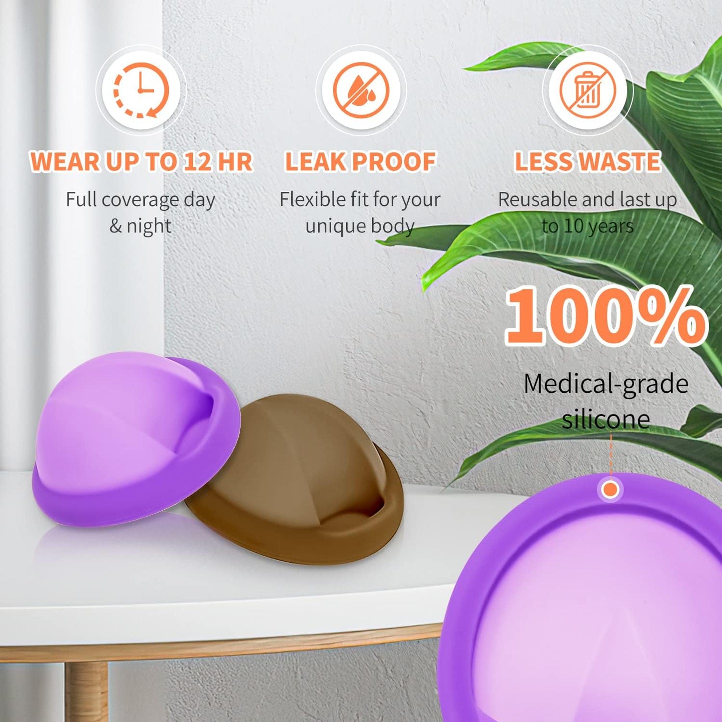 YTYOMUR Menstrual Disc Sterilizer Steamer Kit – 2 Reusable Discs