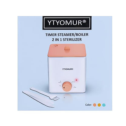 YTYOMUR Menstrual Disc Sterilizer Steamer Kit – 2 Reusable Discs