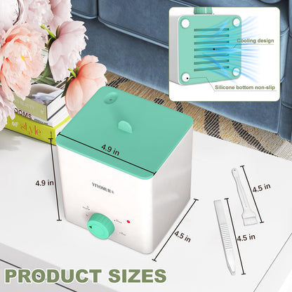 YTYOMUR Menstrual Cups with Sterilizer - 2 Reusable Cups + Cleaner Set