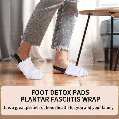 YUCOBE Castor Oil Pack Wrap for Feet – 2 Pcs Foot Detox Pads