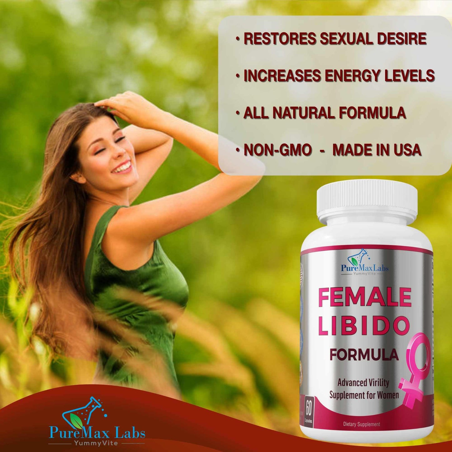YUMMYVITE Female Libido Formula – Advanced Virility for Women