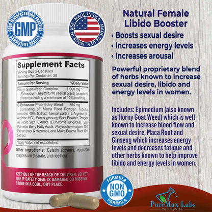 YUMMYVITE Female Libido Formula – Advanced Virility for Women