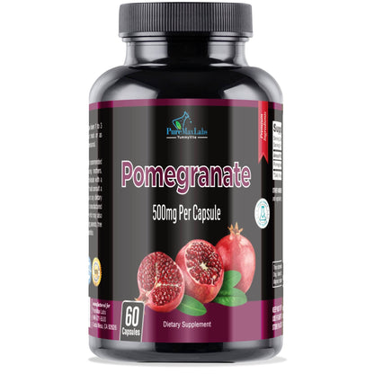 YUMMYVITE Pomegranate Capsules 500mg | Antioxidant Superfood, 60 Capsules