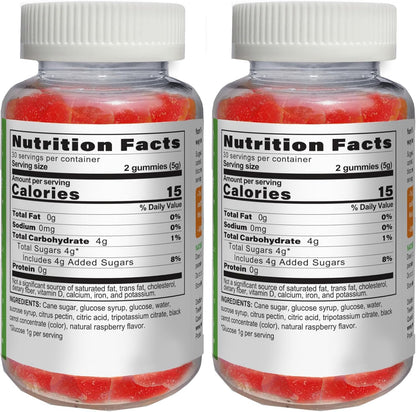 YUM-V'S Glucose Gummies – Fast Acting, Gluten Free & Vegan Berry Flavor