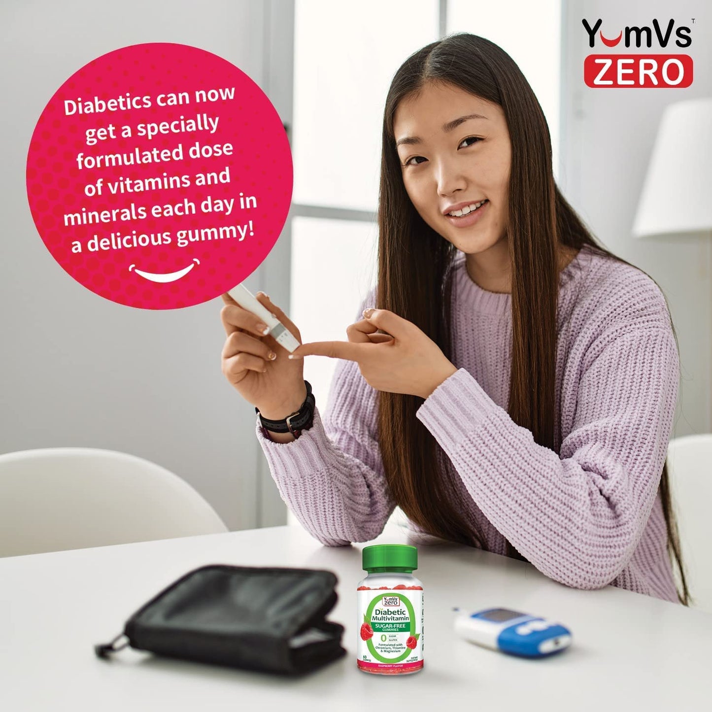 YUM-V'S Multivitamin Gummies - Sugar Free, Keto Friendly Vitamin Gummies (60 Count x 2)