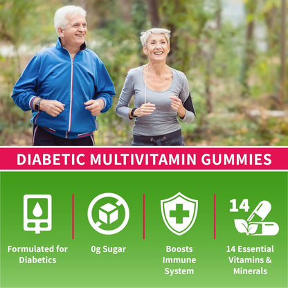 YUM-V'S Multivitamin Gummies - Sugar Free, Keto Friendly Vitamin Gummies (60 Count x 2)
