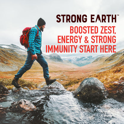 YUM-V'S Strong Earth Iron Gummies with Vitamin C - 60 Count (Iron Supplement)