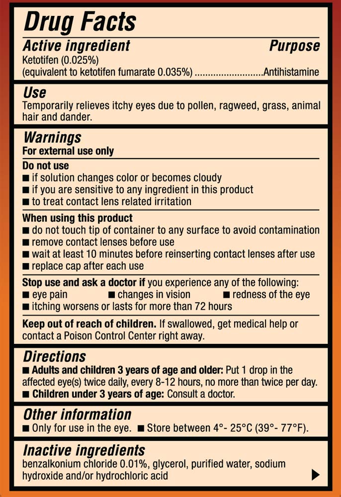 Zaditor Antihistamine Eye Drops Twin Pack – 12-Hour Relief | Alcon