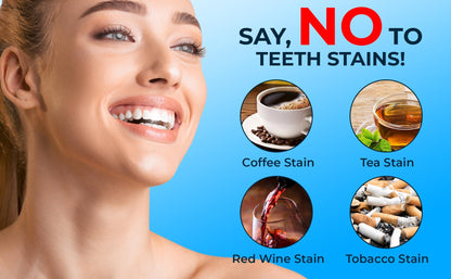 ZAFINCO Teeth Whitening Strips - Mint, Peroxide Free, Enamel Safe, Made in USA