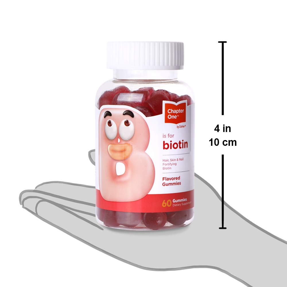 Zahler Chapter One Biotin Gummies – Hair, Skin & Nails Fortifying Biotin, Kosher