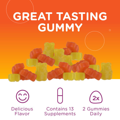 Zahler Chapter One M is for Multi Kids Multivitamin Gummies | 120 Count | Kosher