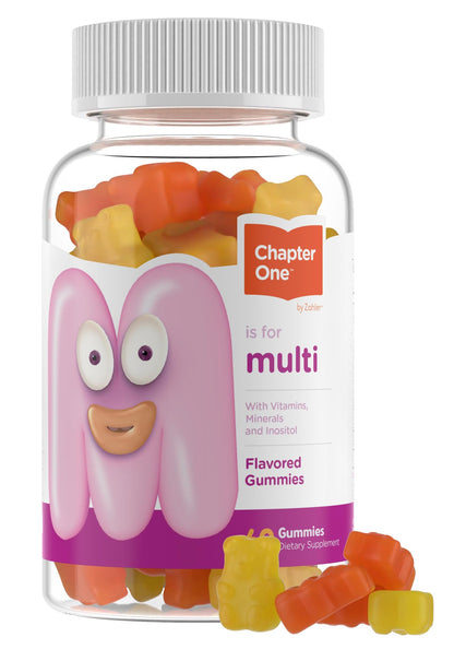 Zahler Chapter One Kids Multivitamin Gummy - 60 Count, 13 Vitamins, Kosher