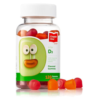 Zahler Chapter One Vitamin D3 Gummies 1000 IU – 120 Count | Kosher, Made in USA