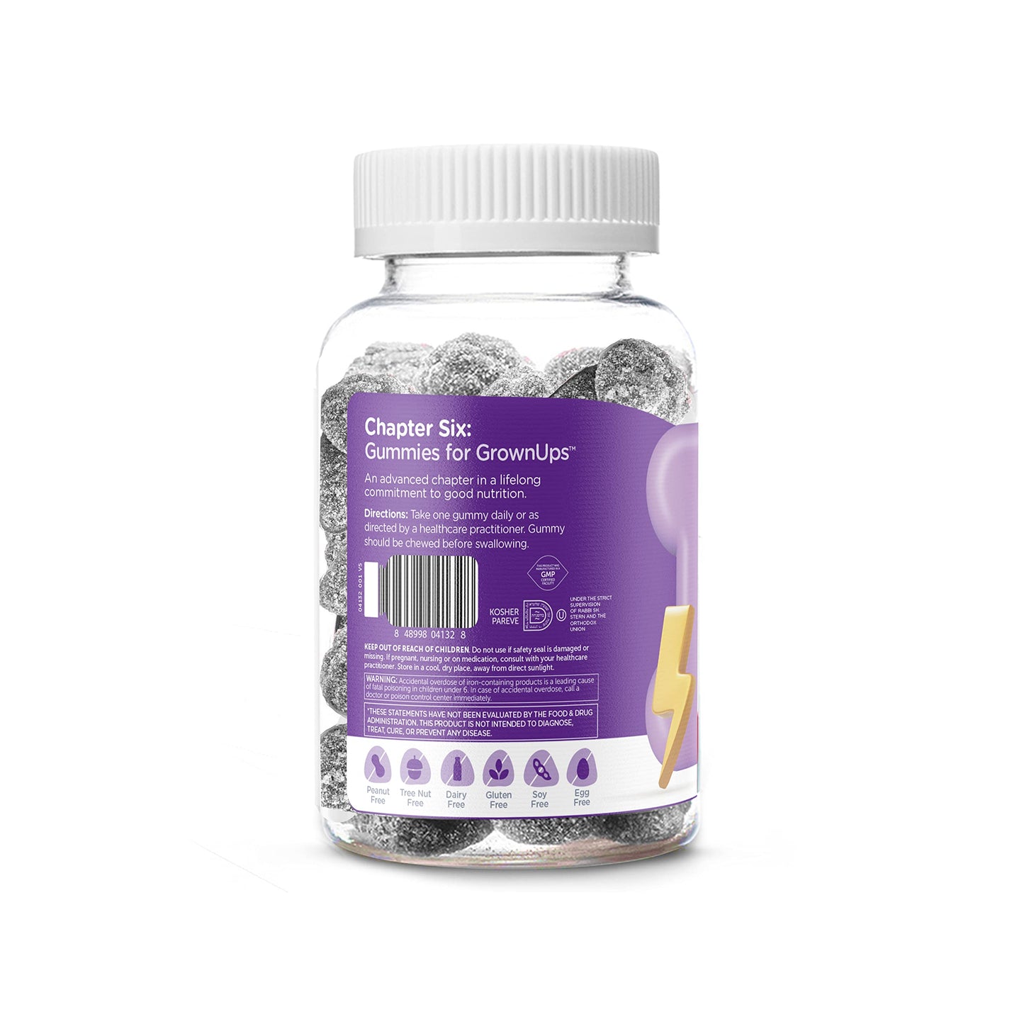 Zahler Chapter Six Iron Gummies – Iron Supplement with Vitamin C for Adults, 60 Flavored Gummies (10 mg) | Kosher Pareve