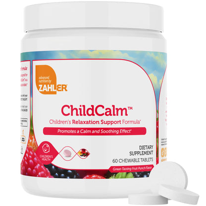 Zahler ChildCalm: Kosher Magnesium Chewables for Kids – Natural Calm & Mood Support