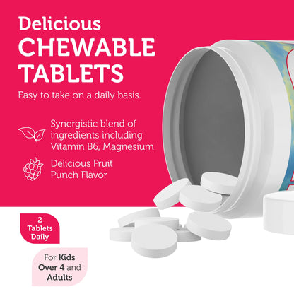 Zahler ChildCalm: Kosher Magnesium Chewables for Kids – Natural Calm & Mood Support