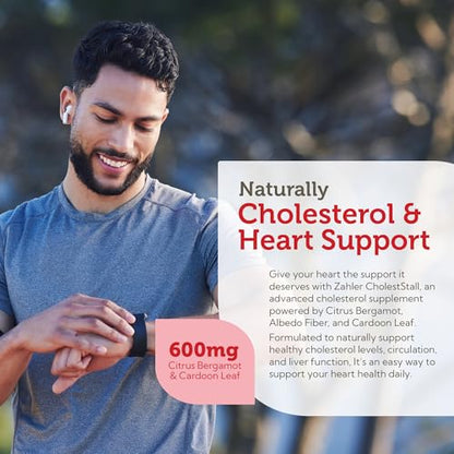 Zahler CholestStall - Cholesterol Support Supplement | Maintains LDL | Certified Kosher | 30 Capsules