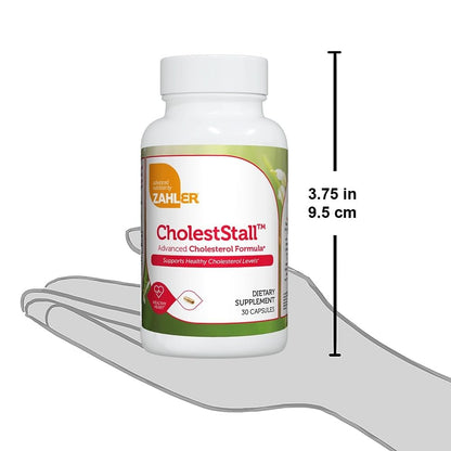 Zahler CholestStall - Cholesterol Support Supplement | Maintains LDL | Certified Kosher | 30 Capsules