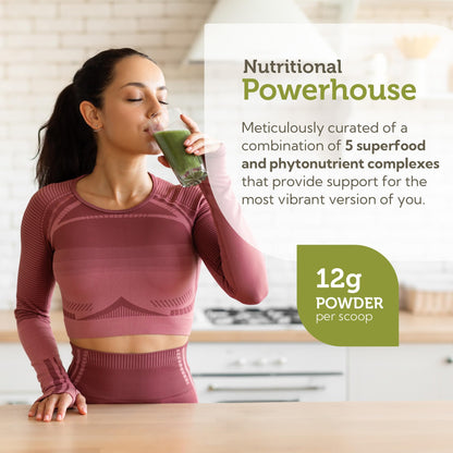 Zahler Core Greens Powder - Organic Greens Superfood (Citrus) | Spirulina, Chlorella & More