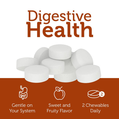 Zahler AfterMeals Digestive Enzymes - Chewable Fruit-Based Enzymes - Kosher & Gluten Free - Made in USA