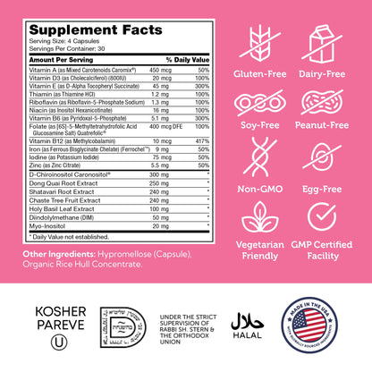 Zahler Female Totality: Fertility Supplements for Women