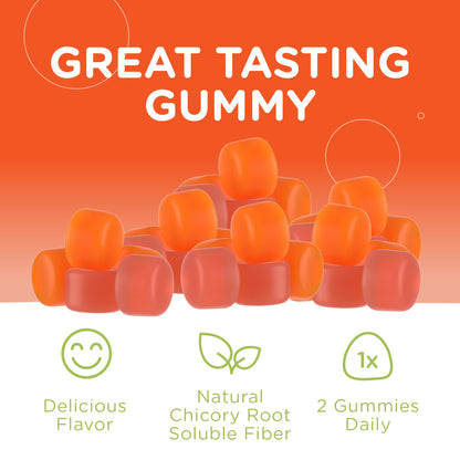 Zahler Fiber Gummies for Adults & Kids – 60 Count | Kosher & Digestive Support