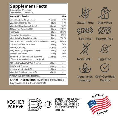 Zahler Height Factor - Healthy Growth Support Capsules (120 Count) – Kosher for Kids, Teens & Young Adults